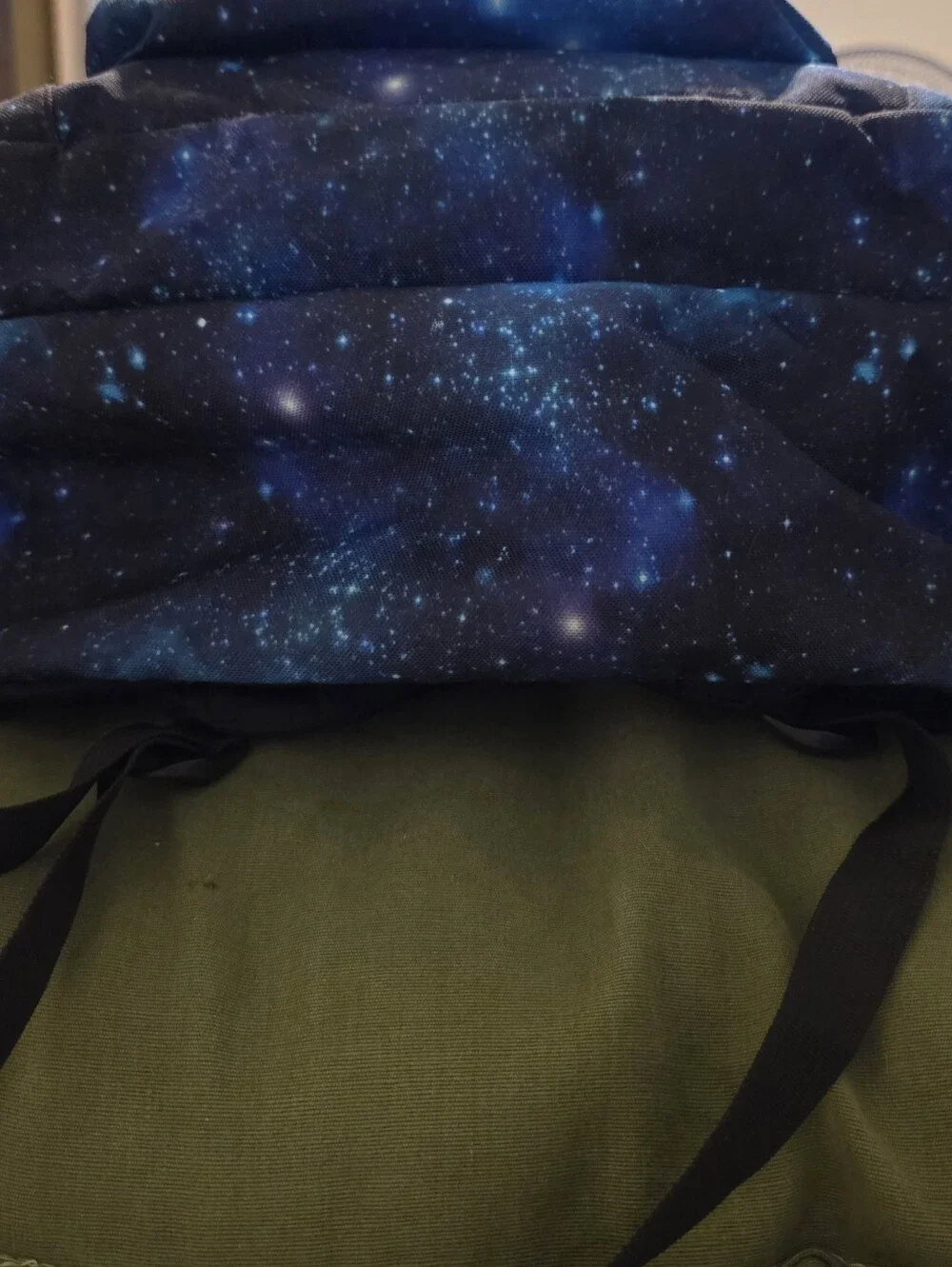 Jansport Blue Galaxy Print Backpack (5 Compartments)